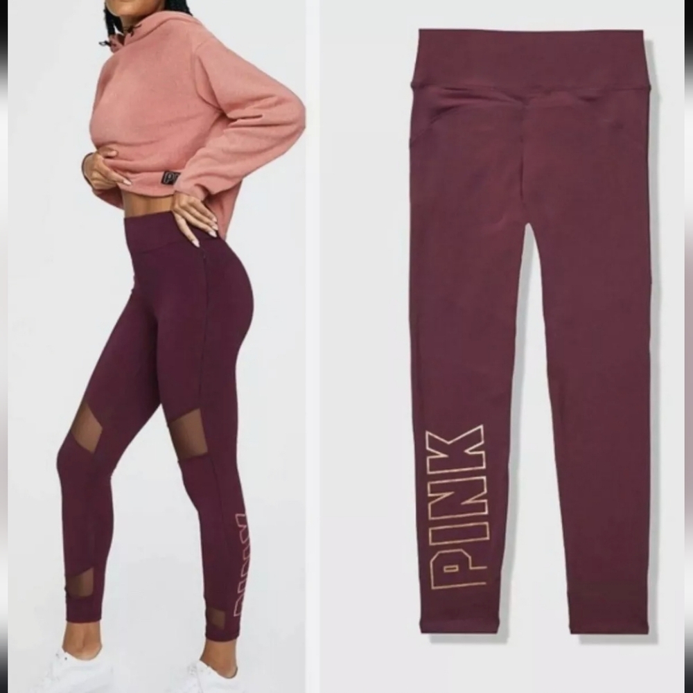 Victoria's Secret PINK legging. High waist. Size Small. Purple.